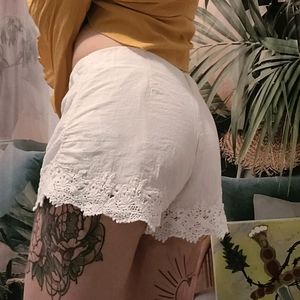 Zara Crochet Shorts